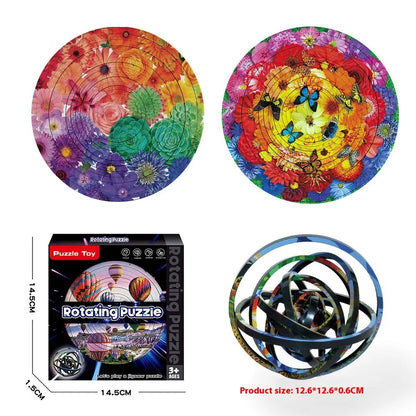 Rotating Puzzle Decompression 3D Educational Toy