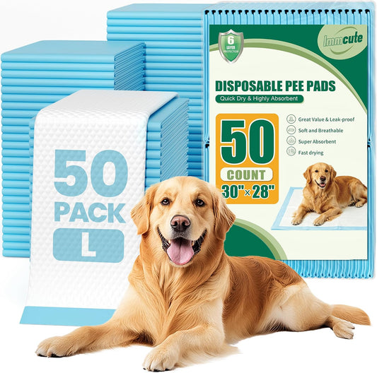200 Count Large Dog & Cat Puppy Pee Pads - 28"x30" Absorbent Potty Training Pads