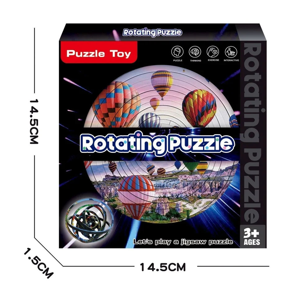 Rotating Puzzle Decompression 3D Educational Toy