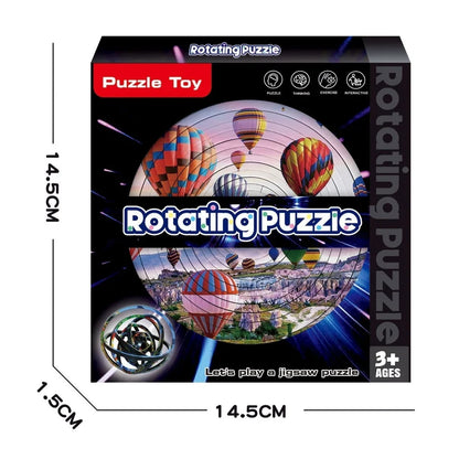 Rotating Puzzle Decompression 3D Educational Toy