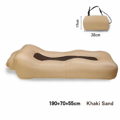 Compact Pump-Free Inflatable Lounger